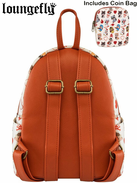 Loungefly 2022 Villainous Valentines Backpack with Coin Bag